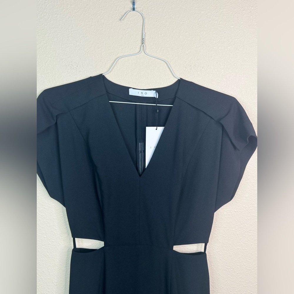 Iro BLACK ‘Evana’ dress with cut-outs size 36 (4-6 US) - Picture 4 of 7